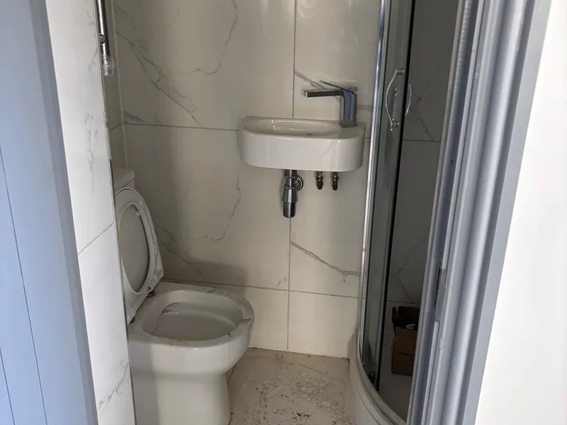 Post-construction bathroom - before