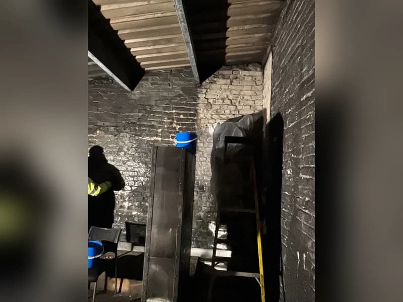 Soot and smoke damage - ceiling treatment